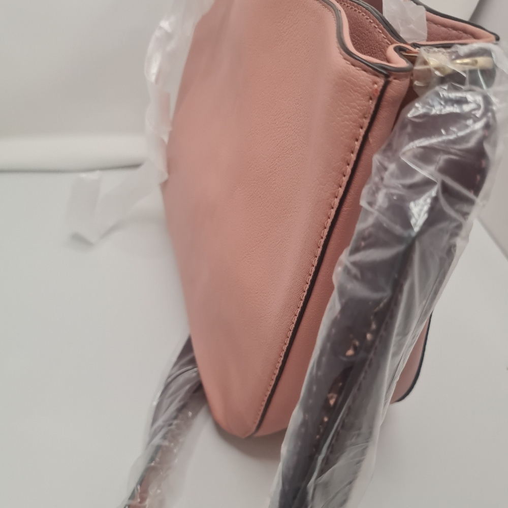 Nine West Blush Shoulder Bag with Gold Handles - Picture 5 of 9